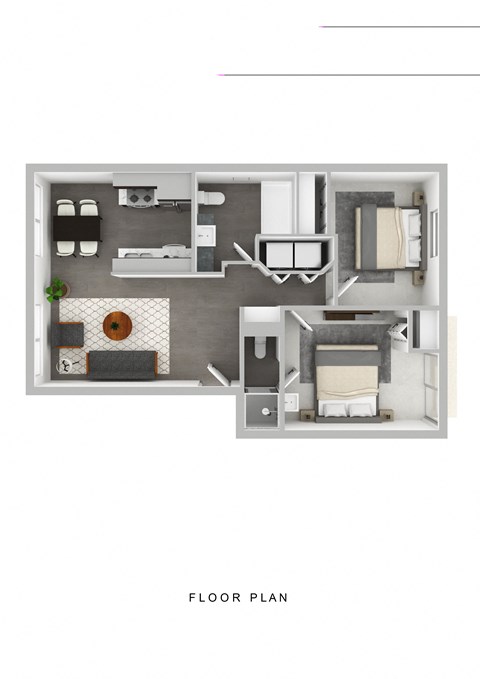 a 1 bedroom floor plan
